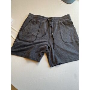 Pair Of Thieves Mens Lounge Shorts Size Large Gray Textured Knit Drawstring